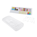 RC Body Simulate Driver / Helmet / Handbrake / Dashboard / Sticker DIY Kit For 1/10 Car Accessory