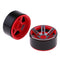 1/10 RC Climbing Crawler 1.9'' Alloy Beadlock Tire Wheel Rim Red for RC4WD