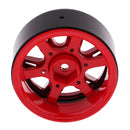 1/10 RC Climbing Crawler 1.9'' Alloy Beadlock Tire Wheel Rim Red for RC4WD