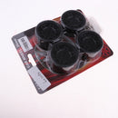 Plastic Beadlocks 1.9'' Wheel Hex 4x Black for 1/10 Axial SCX10 Car DIY Accs