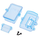 Waterproof Receiver Box for 1/10 Traxxas Slash 4x4 Truck - Transparent Blue
