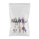 6Pcs 1/87 HO Scale Painted Model People Passengers Characters Miniature Figures Architectural Model Human Plastic Scene Simulation