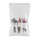 6pcs Train Passengers Painted Model People Figures HO for Layout or Diorama