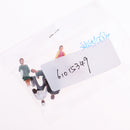 6pcs Train Passengers Painted Model People Figures HO for Layout or Diorama