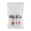 6Pieces HO Scale Painted People Figurines Sitting Pose for Sand Table Layout