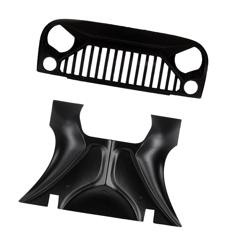1/10 RC Car Truck Body Parts Air Inlet Grille Front Face&Engine Hood for RC4WD D90