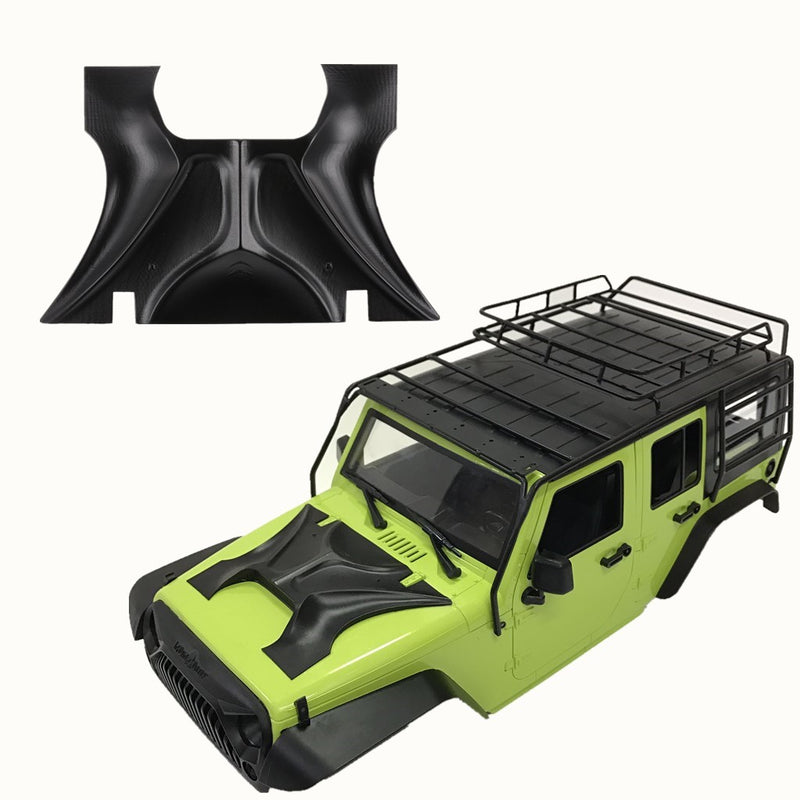 1/10 RC Car Truck Body Parts Air Inlet Grille Front Face&Engine Hood for RC4WD D90