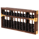 Vintage Chinese Wooden Bead Abacus Arithmetic Calculating Tool 11 Digits Calculator Counting Collection Gift for Children Adult