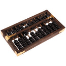 Vintage Chinese Wooden Bead Abacus Arithmetic Calculating Tool 11 Digits Calculator Counting Collection Gift for Children Adult