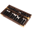 Vintage Chinese Wooden Bead Abacus Arithmetic Calculating Tool 11 Digits Calculator Counting Collection Gift for Children Adult