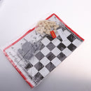 Portable Folding International Chess Game Board 35x26.5cm + Chess Pieces
