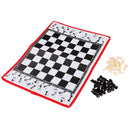 Portable Folding International Chess Game Board 35x26.5cm + Chess Pieces