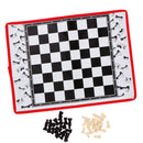 Portable Folding International Chess Game Board 35x26.5cm + Chess Pieces