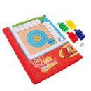 L Size Non-woven Ludo Game Portable Fun Flying Chess Board Games with Family