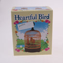 Sound Activated Chirping Bird Pet Toy in Cage - Realistic Sounds & Movements
