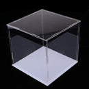 Clear Jewelry Acrylic Display Show Box Case Dustproof Stand Protection 15cm