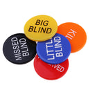 Collectible Casino Poker Games Dealer Button BIG BLIND LITTLE BLIND RESERVED