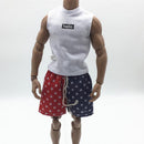 1/6 Male Summer Holiday Clothes Pants Shirts for 12'' Dragon HT Figure Accs