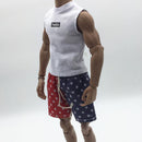 1/6 Male Summer Holiday Clothes Pants Shirts for 12'' Dragon HT Figure Accs