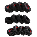 115mm Rubber Tire 1.9" Rim Tyre for 1/10 Axial SCX10 90046 RC Rock Crawler