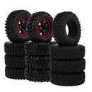 115mm Rubber Tire 1.9" Rim Tyre for 1/10 Axial SCX10 90046 RC Rock Crawler