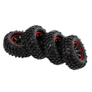 96mm Rubber Tire with 1.9" Rim for 1/10 HSP Redcat Traxxas RC Crawler Buggy