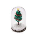 Clear Acrylic Display Box Dustproof Action Figure Holder Case Round Showcase 3.8cm