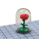 Clear Acrylic Display Box Dustproof Action Figure Holder Case Round Showcase 3.8cm