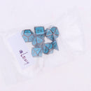 Ancient 7 Dice RPG Set Blue Dungeon Dragon Pathfinder 5E D&D