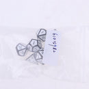 7 Pieces set Mini Polyhedral dice Set White D4 D6 D8 D10 D12 D20 D&D RPG
