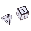 7 Pieces set Mini Polyhedral dice Set White D4 D6 D8 D10 D12 D20 D&D RPG