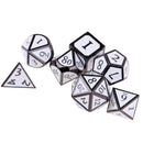 7 Pieces set Mini Polyhedral dice Set White D4 D6 D8 D10 D12 D20 D&D RPG