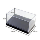 Acrylic Display Case Dustproof Model Figures Protection Box 20x12x8cm