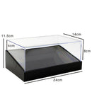 Acrylic Display Case Dustproof Protection Model Figure Show Box 24x14x11.5cm