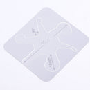 Hobby Crafts Model Concave Slot Seam Scriper Scraper for 1/144 1/100 Gundam