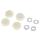 4Pcs 12T Differential Planet Gear 12428-0014 for Wltoys 12423 RC Truck Car Parts