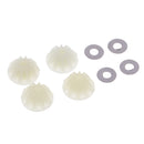 4Pcs 12T Differential Planet Gear 12428-0014 for Wltoys 12423 RC Truck Car Parts