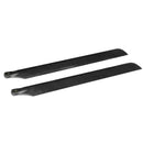 2x Black 425 Carbon Fiber Main Blade Replacement for RC Helicopter Airplanes