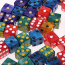 50Pcs Six Sided D6 Dice Set Spotted for Dungeons and Dragons Party Roleplay