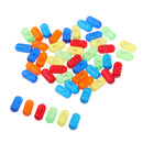 48pcs Multicolor Plastic Pawns Pieces for Board Games Tabletop Markers