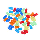 48pcs Multicolor Plastic Pawns Pieces for Board Games Tabletop Markers