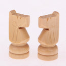 16Pcs Wooden Chessman Checker Chess Pieces 48mm King for Draughts Toy Games