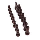 16Pcs Backgammon Draughts Chess Game Props Chessman 51mm King for Party Toys