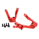 Upgrade Parts Front Shock Tower Set Red Alloy for Axial SCX10 1/10 RC Buggy