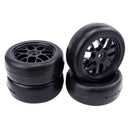 1/10 RC Drift Car Spare Part 65mm Black Rubber Tire Tyres for LRP Traxxas 4x