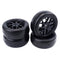 1/10 RC Drift Car Spare Part 65mm Black Rubber Tire Tyres for LRP Traxxas 4x
