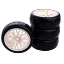 4Pcs 1/10 RC Drift Car Rubber Tire Tyre 65mm for HSP HPI LRP Redcat Traxxas