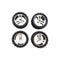 1/18 4WD Electric RC Car Parts 4Pcs Tyre Tyres A959-01 for Wltoys Model Toys