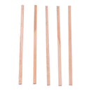 5x Pine Wood Bar Sticks For Hobby Model Crafts Making Supplies DIY 1x1x20cm
