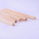 5x Pine Wood Bar Sticks For Hobby Model Crafts Making Supplies DIY 1x1x20cm
